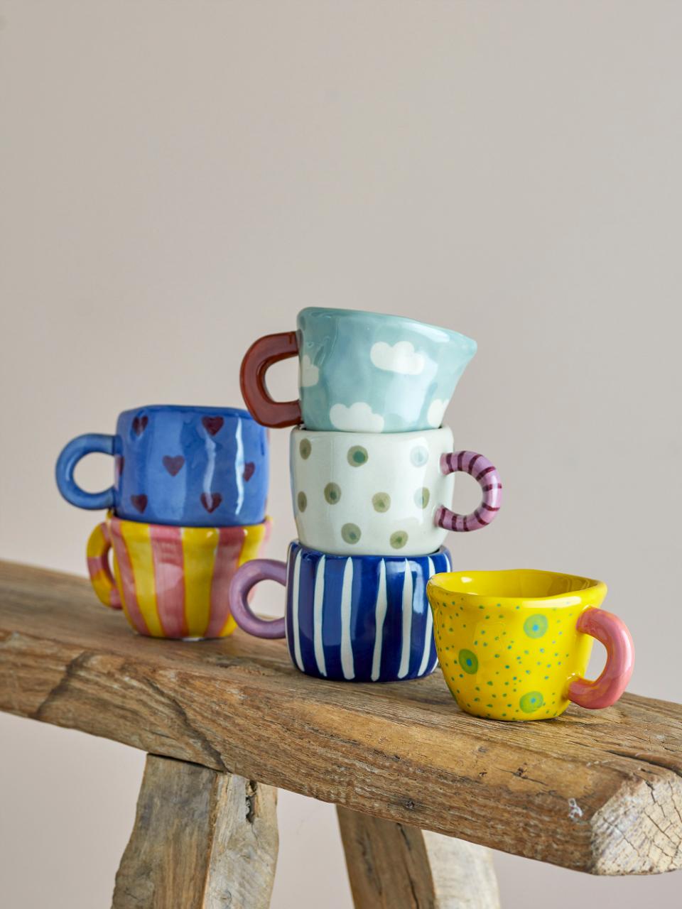 Nini Cup, Blue, Stoneware