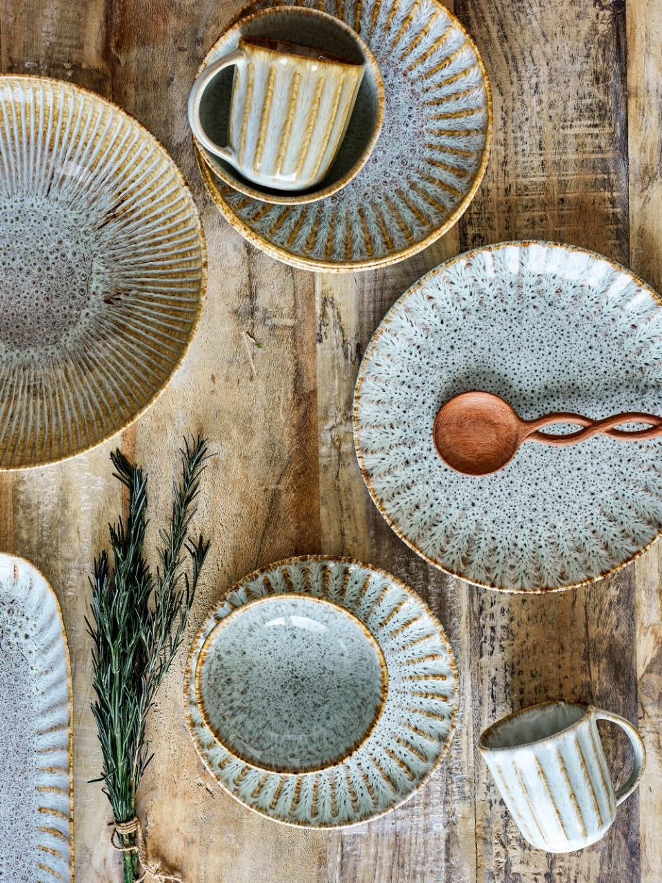 Fleur Cup, Nature, Stoneware