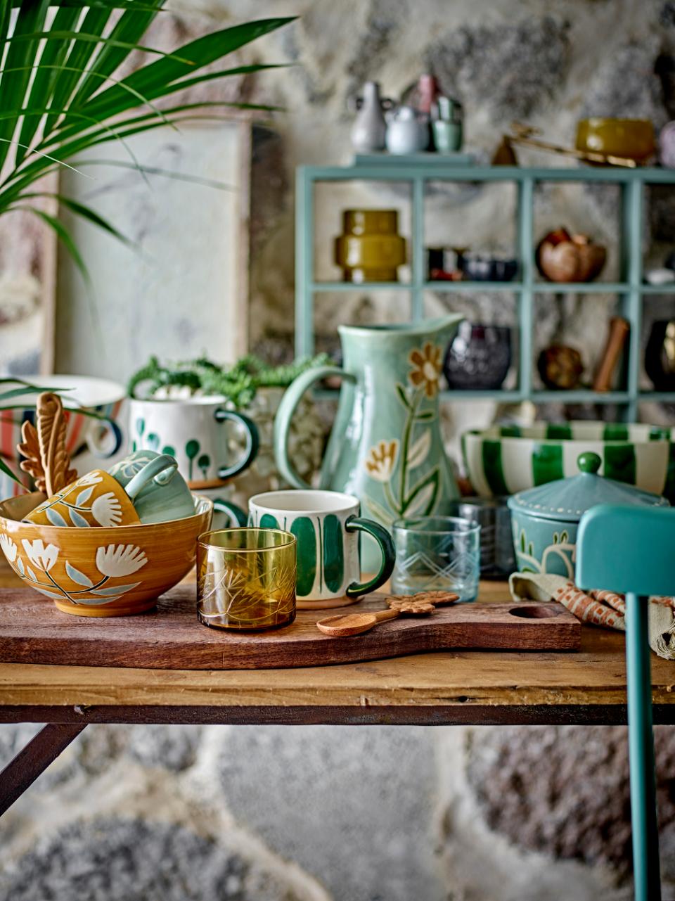 Tangier Cup, Green, Stoneware