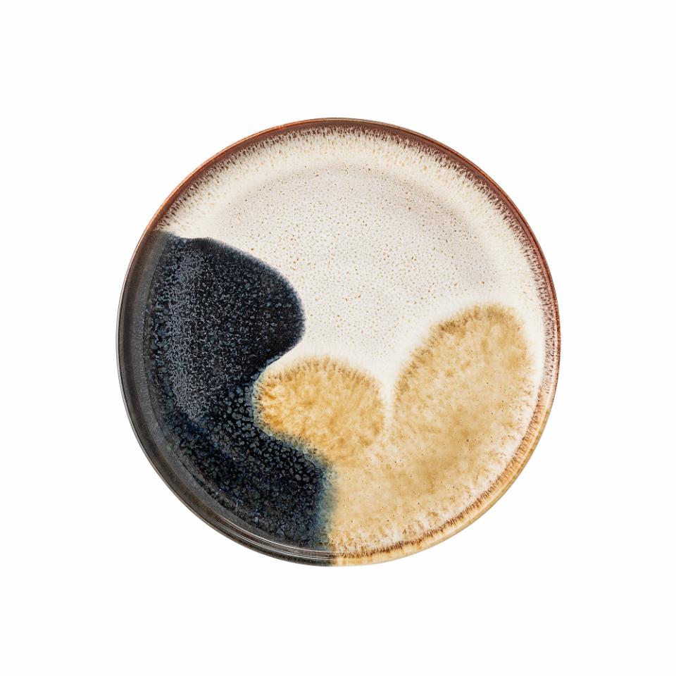 Jules Plate, Grey, Stoneware