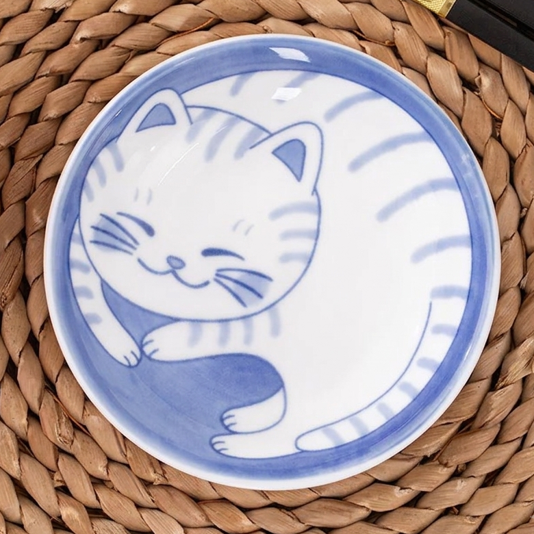 Cute Cat Ceramic Sauce Dishes
