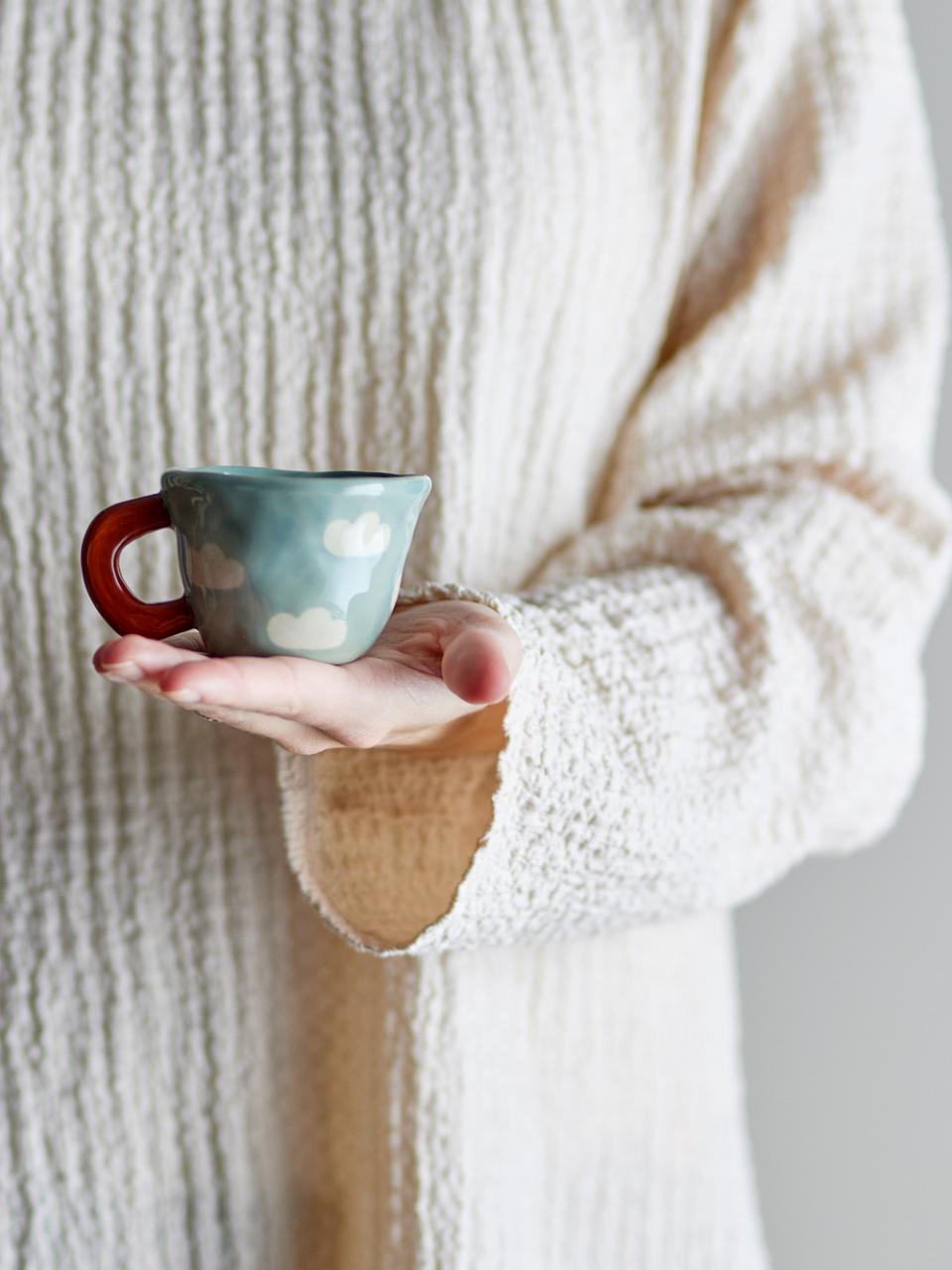 Nini Cup, Blue, Stoneware