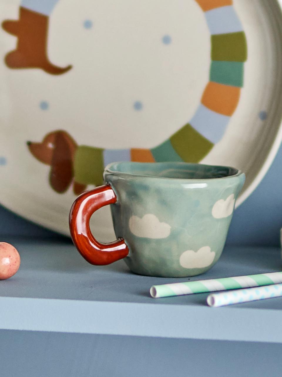 Nini Cup, Blue, Stoneware