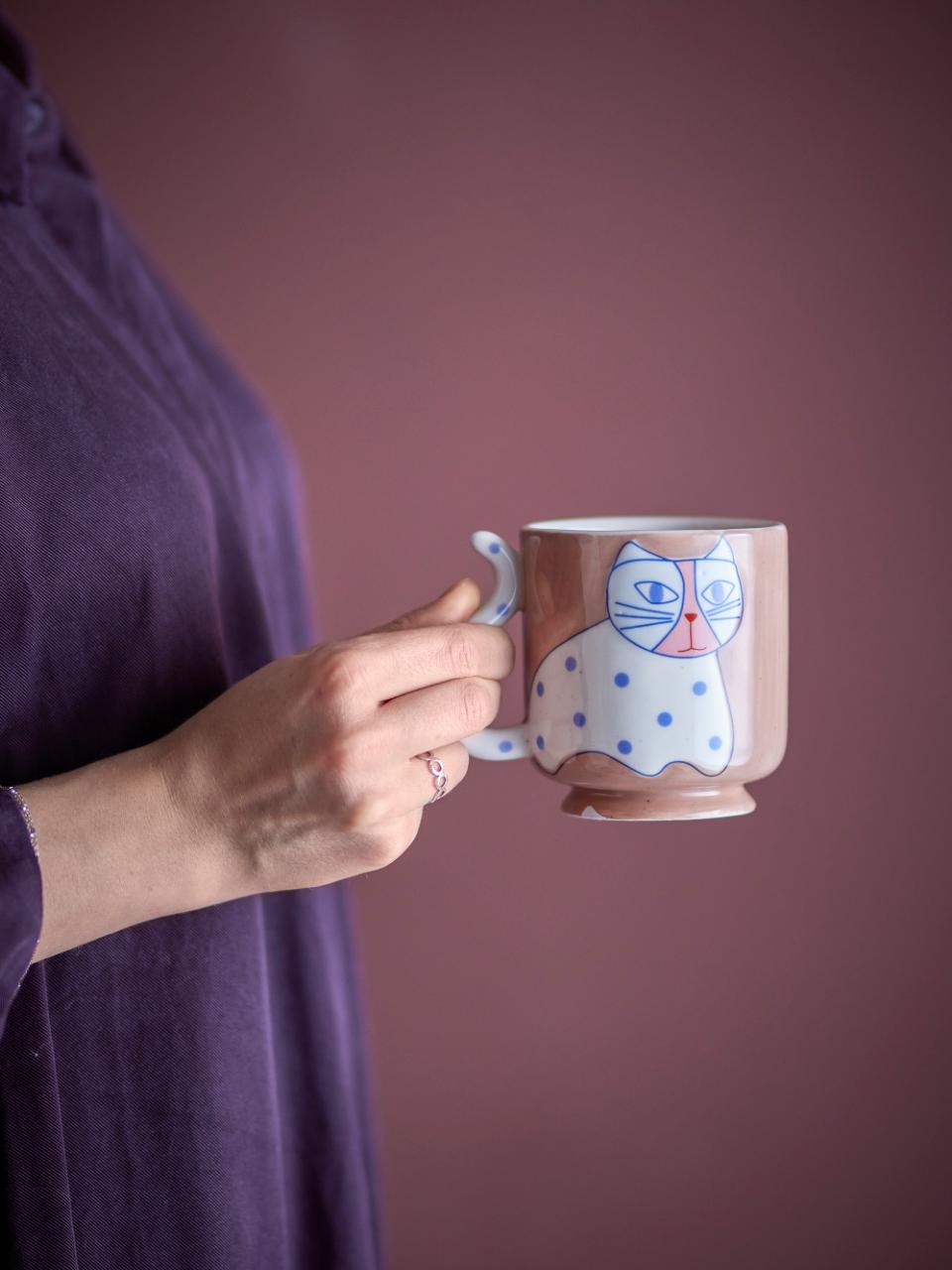 Missy Mug, Brown, Stoneware