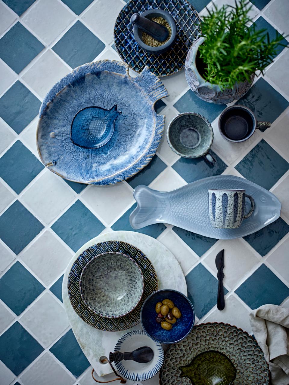 Ramie Mug, Grey, Stoneware