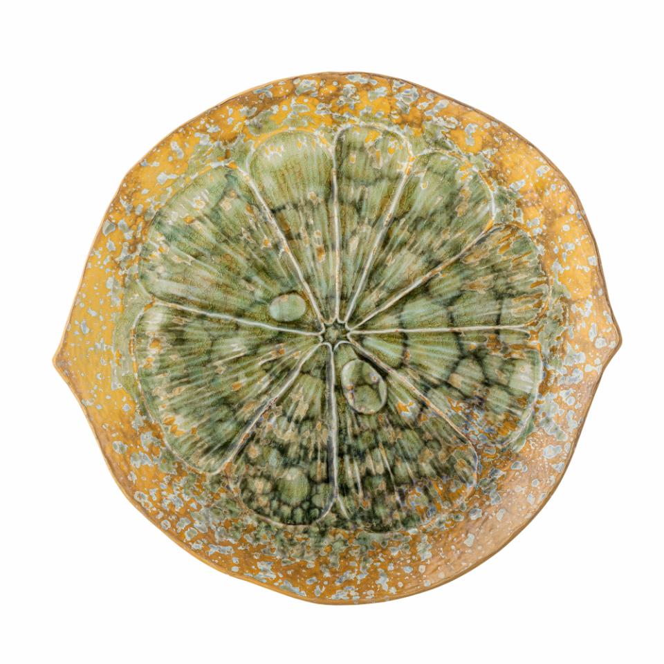 Milani Serving Plate, Green, Stoneware