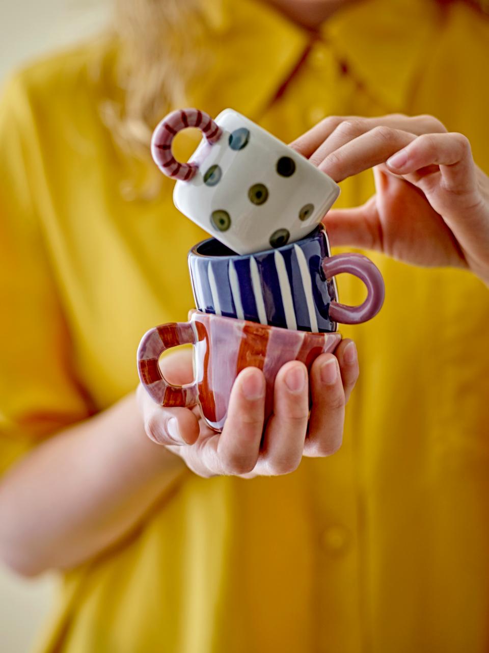 Nini Cup, green, Stoneware