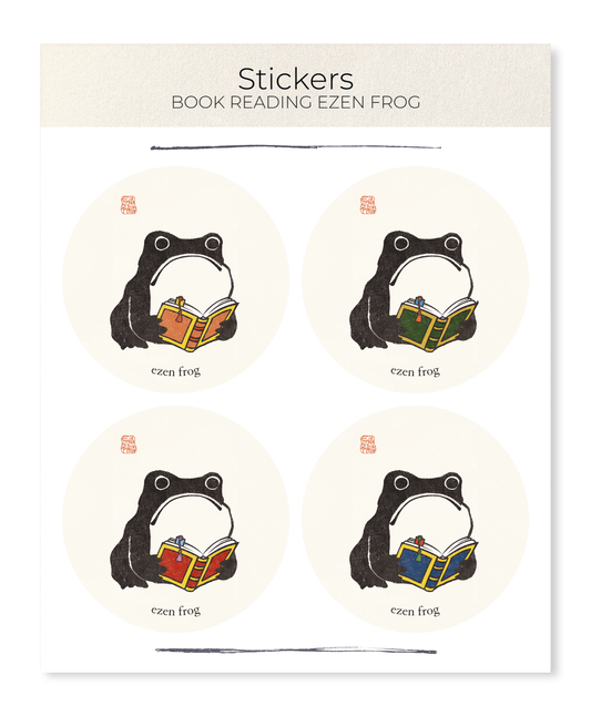 BOOK READING EZEN FROG: Sticker Set