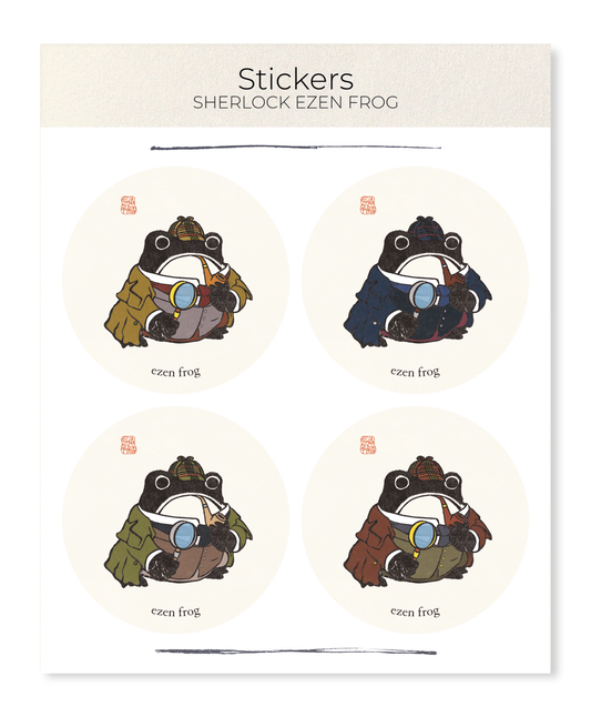 SHERLOCK EZEN FROG: Sticker Set