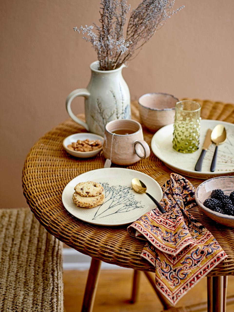 Bea Plate, Nature, Stoneware