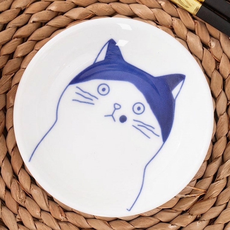 Cute Cat Ceramic Sauce Dishes