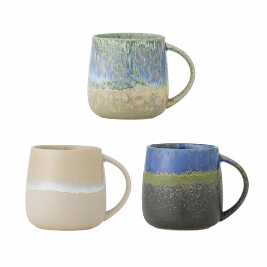 Cloe Mug, Blue, Stoneware