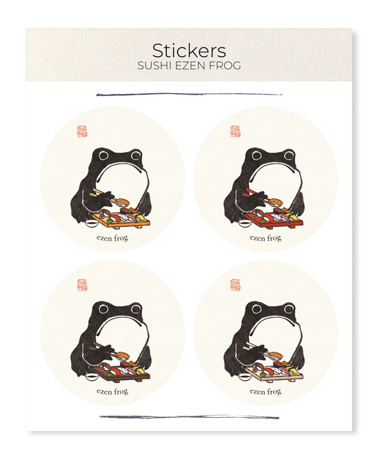 SUSHI EZEN FROG: Sticker Set