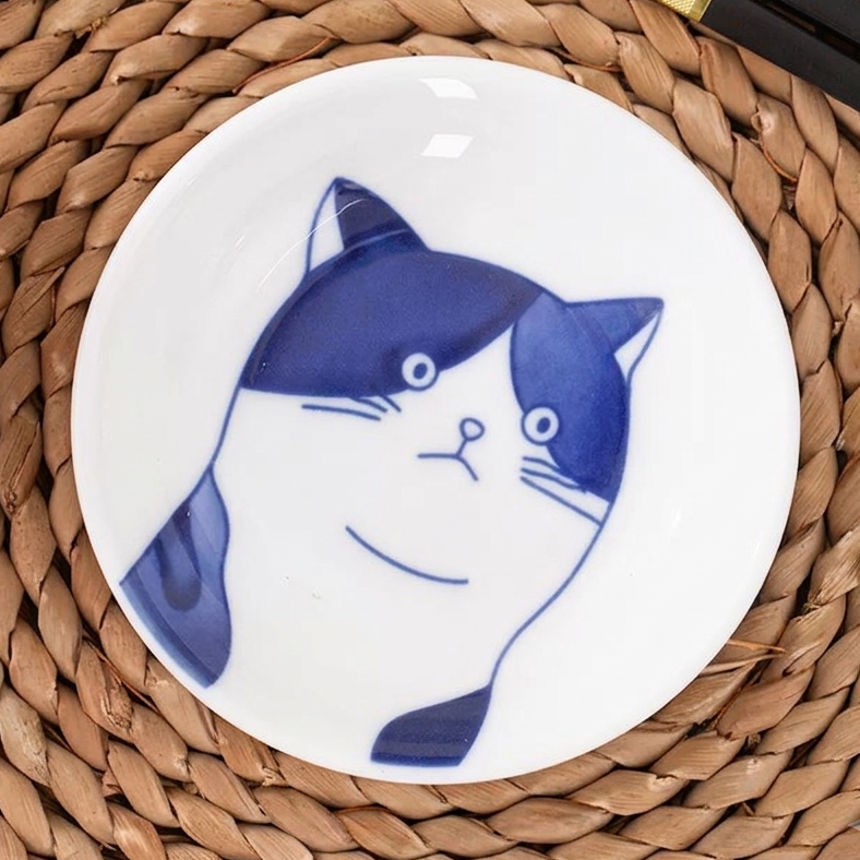 Cute Cat Ceramic Sauce Dishes