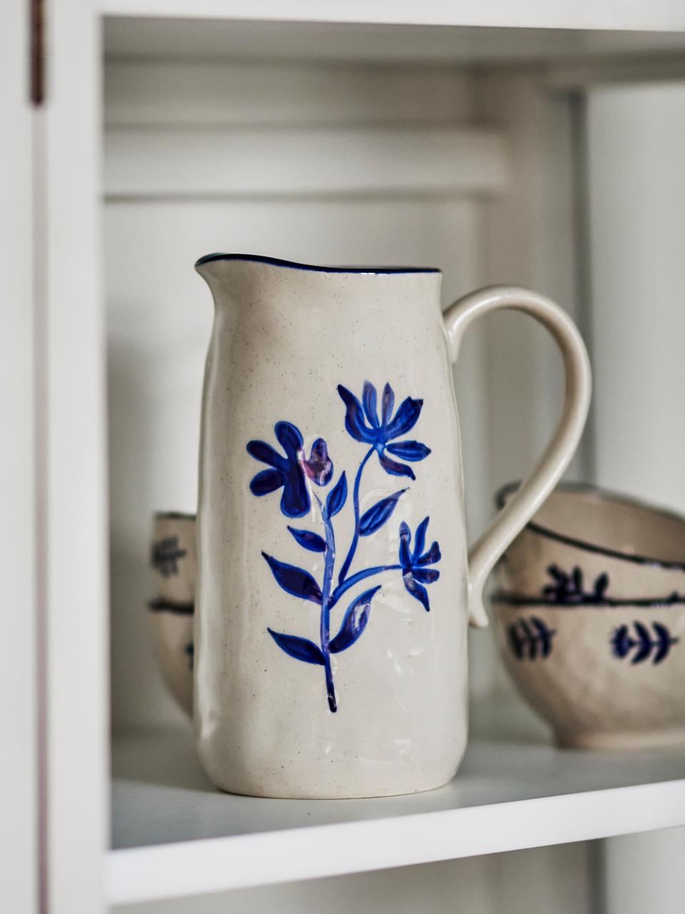 Eimy Jug, Blue, Stoneware