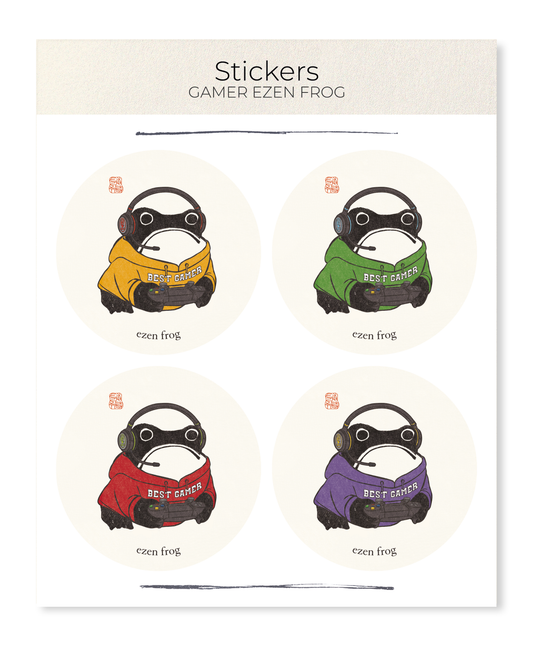 GAMER EZEN FROG: Sticker Set