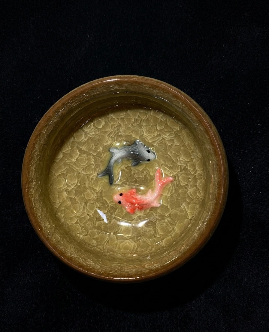 Handcrafted Koi Fish Bowl