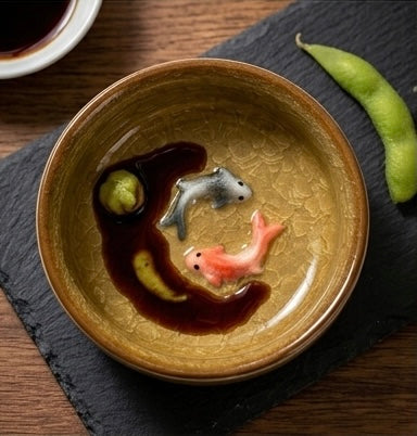 Handcrafted Koi Fish Bowl