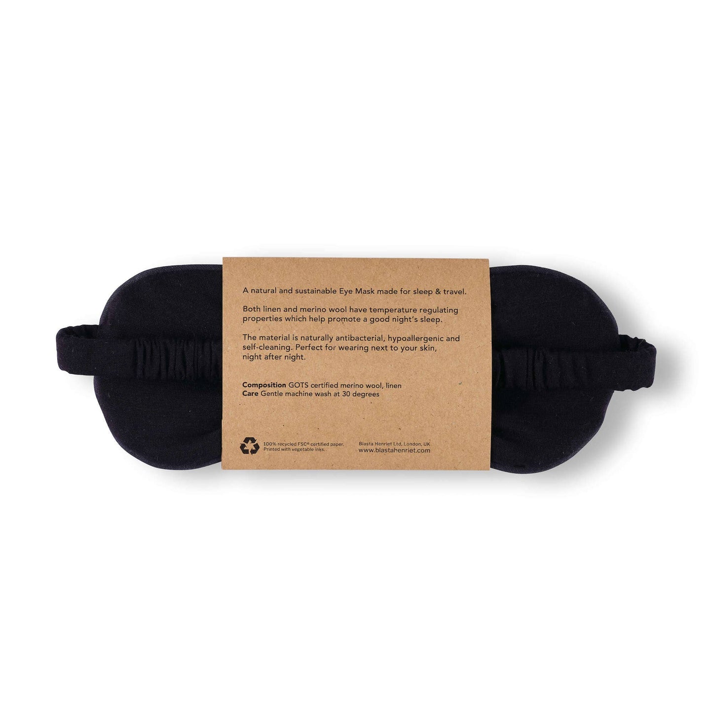 Eye Mask - Linen/Merino