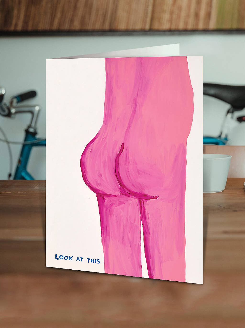 David Shrigley Card Look At This Bum