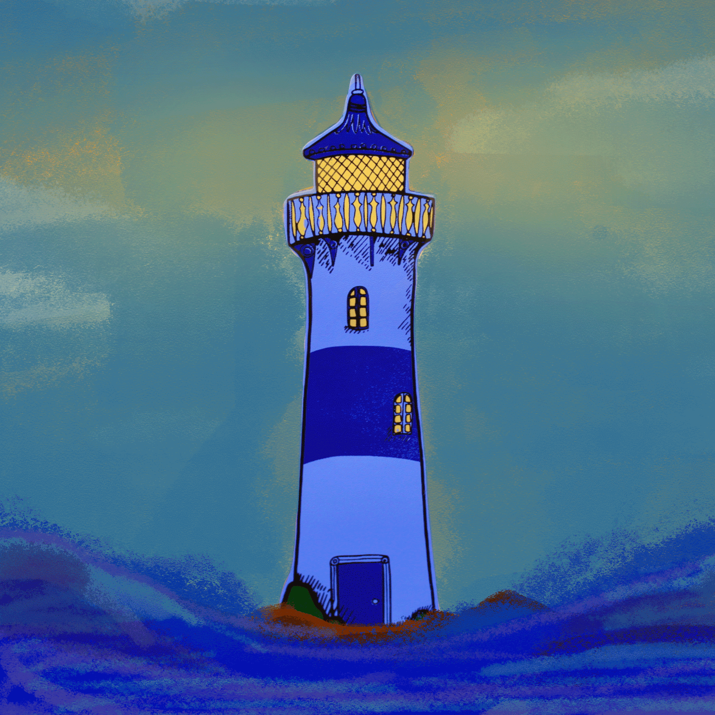 Lighthouse Bookmark