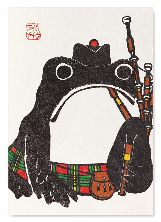 SCOTTISH FROG: Japanese Art Print
