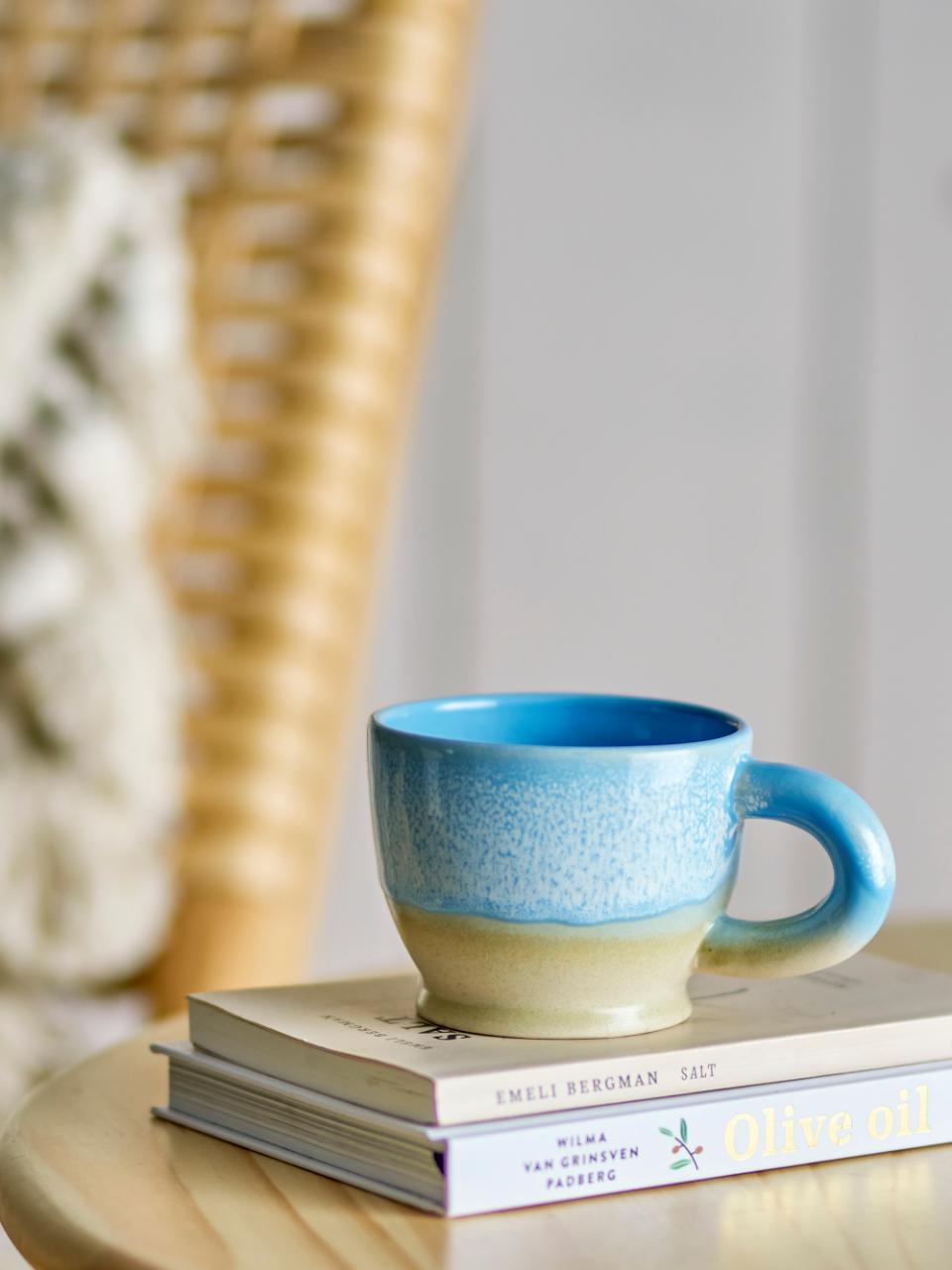 Safie Mug, Blue, Stoneware