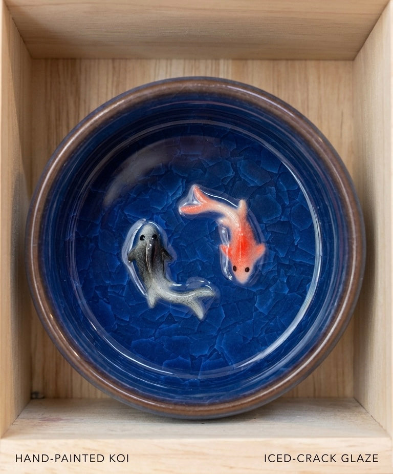 Handcrafted Koi Fish Bowl