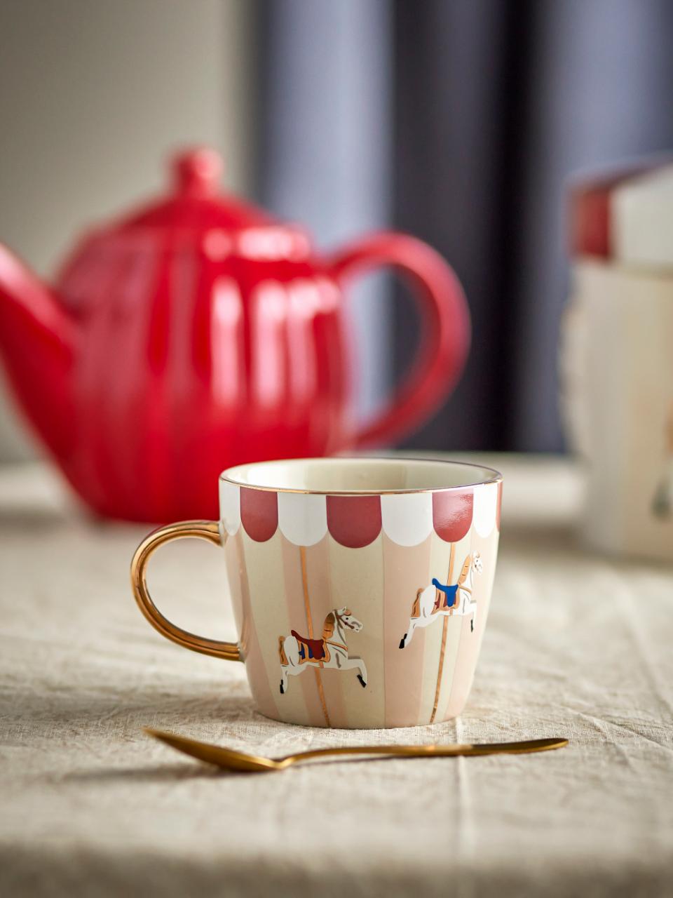 Merry-go-round Mug, Multi, Stoneware