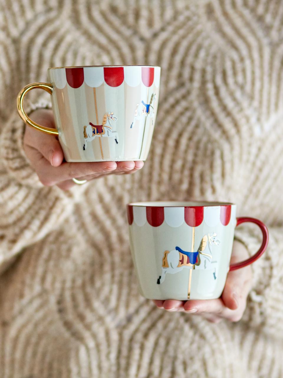 Merry-go-round Mug, Multi, Stoneware