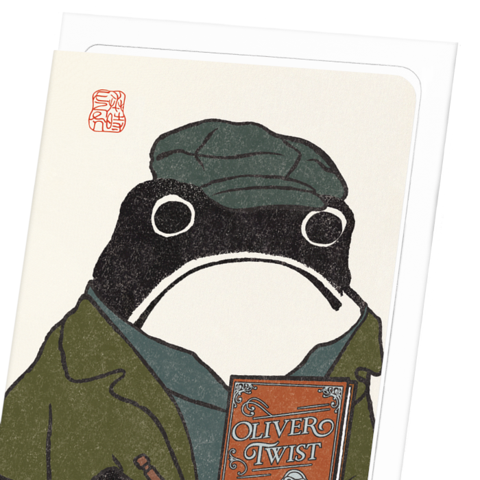 OLIVER TWIST EZEN FROG: Japanese Greeting Card