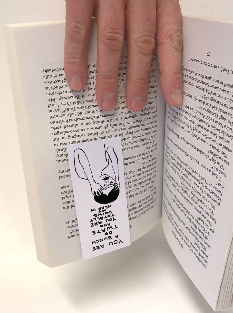 David Shrigley Magnetic Bookmark Bunch Of Twats