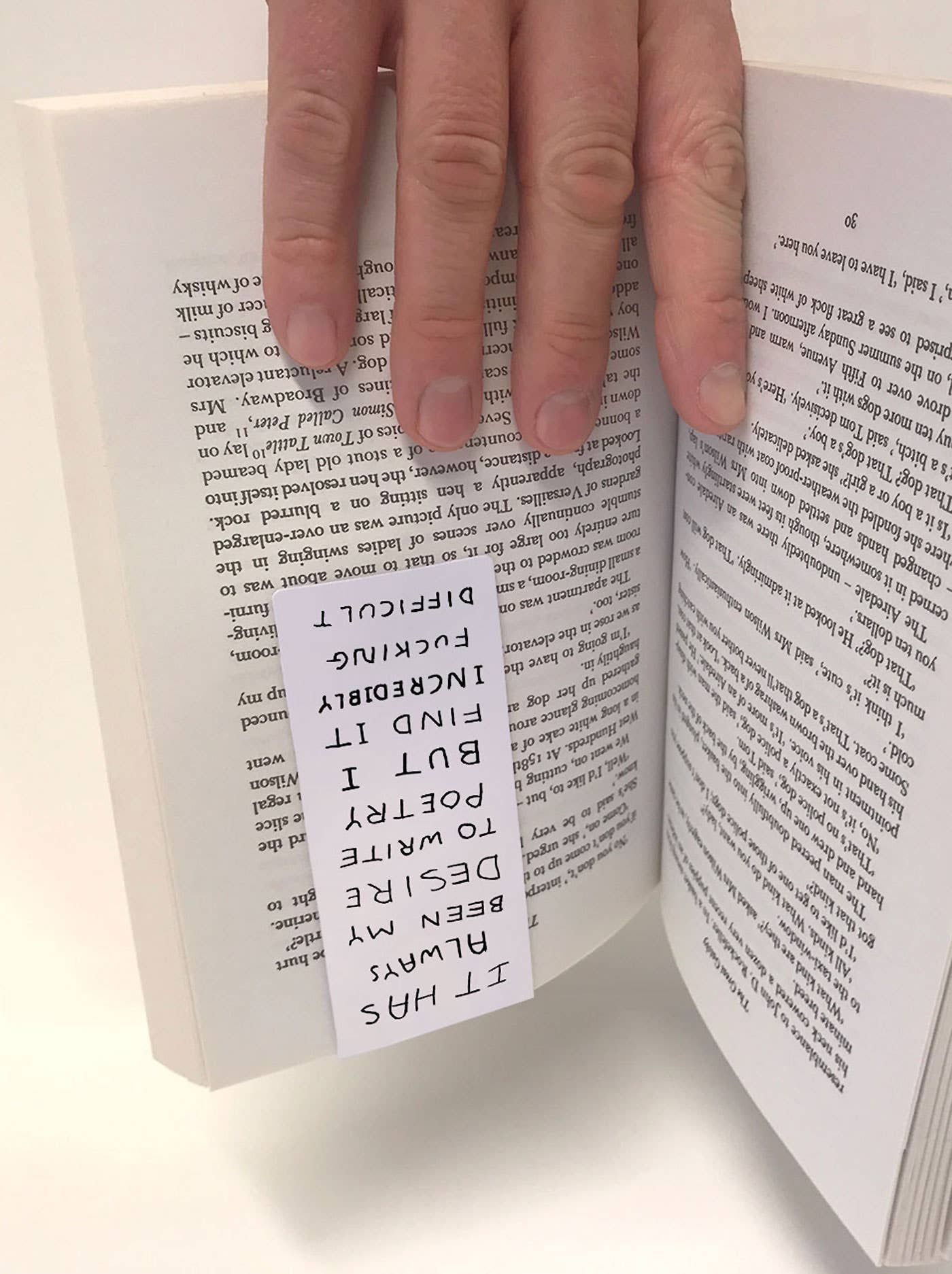 David Shrigley Magnetic Bookmark Write Poetry