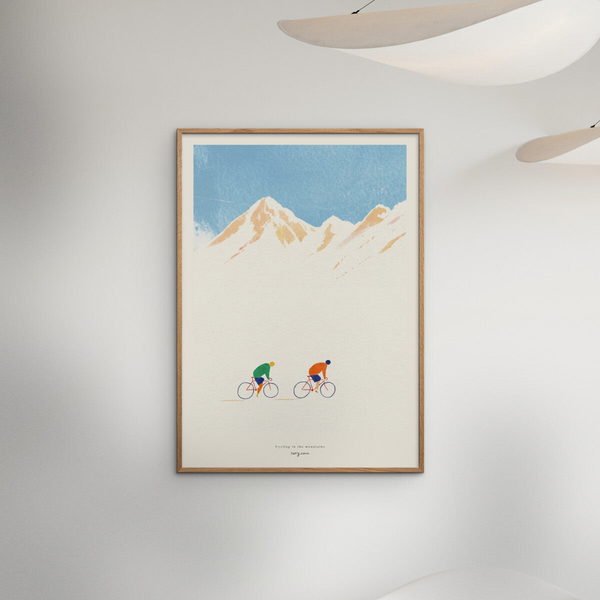 Cycling in the mountains