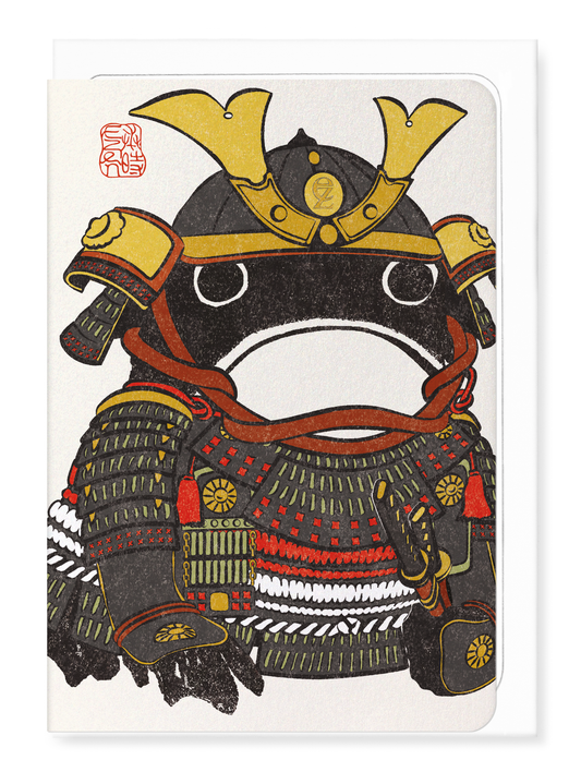 SAMURAI EZEN FROG: Japanese Greeting Card