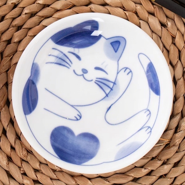 Cute Cat Ceramic Sauce Dishes