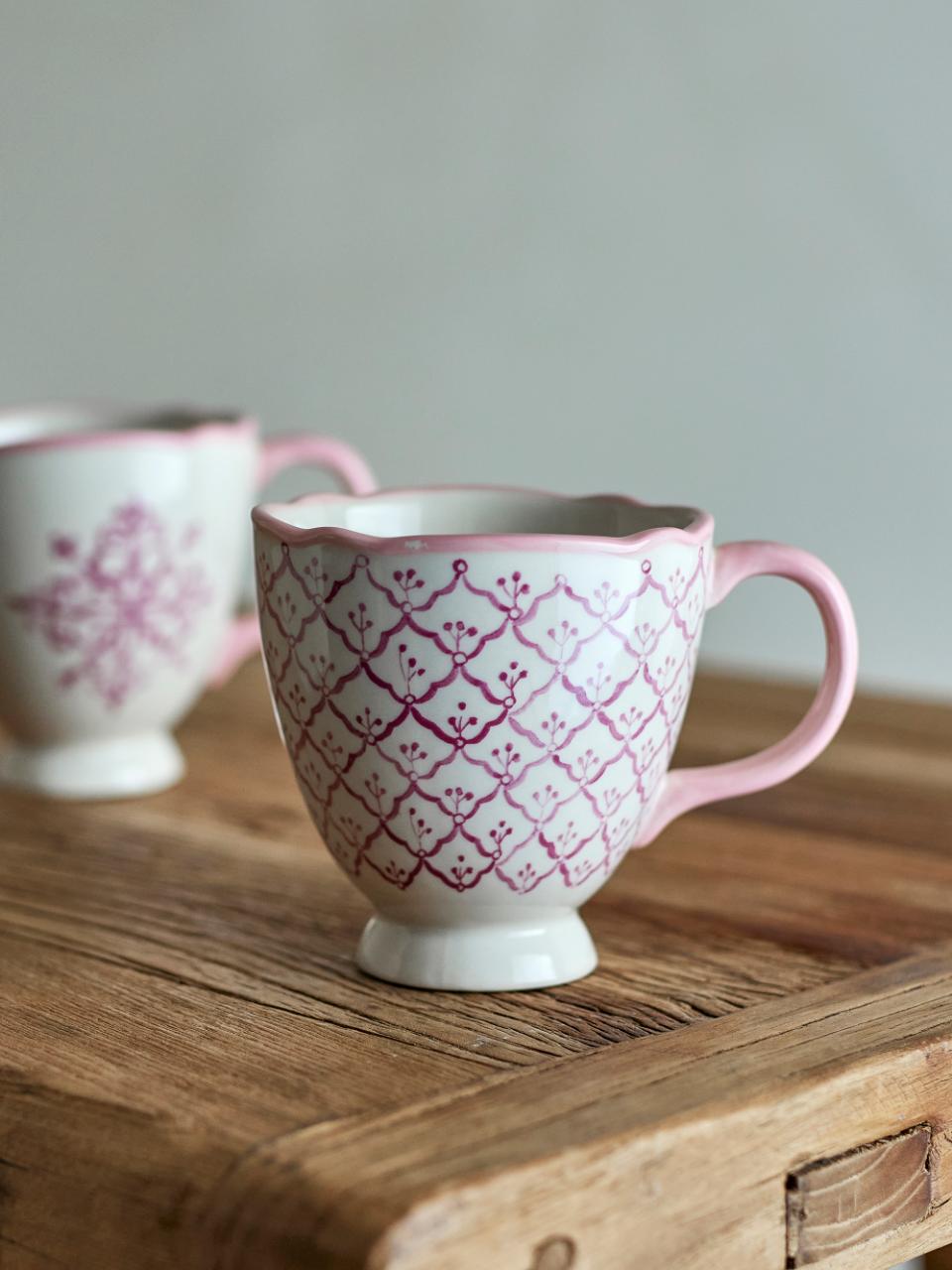 Wonderland Mug, Rose, Stoneware