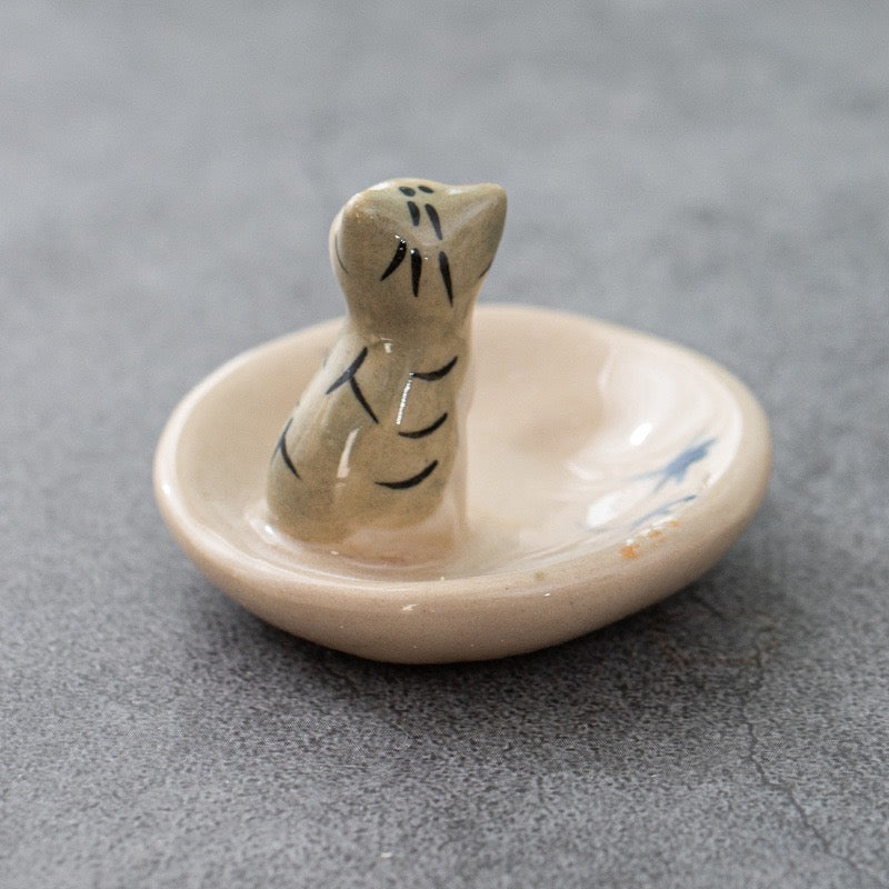 Cat Incense Cone/ Ring Holder