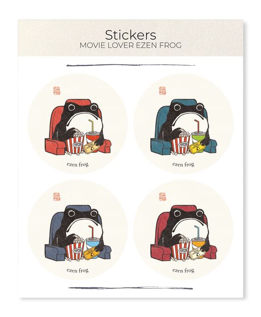MOVIE LOVER EZEN FROG: Sticker Set