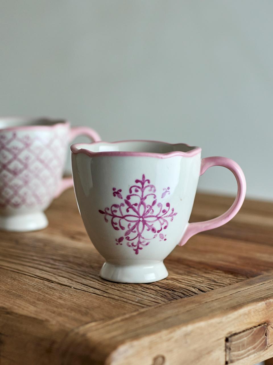 Wonderland Mug, Rose, Stoneware