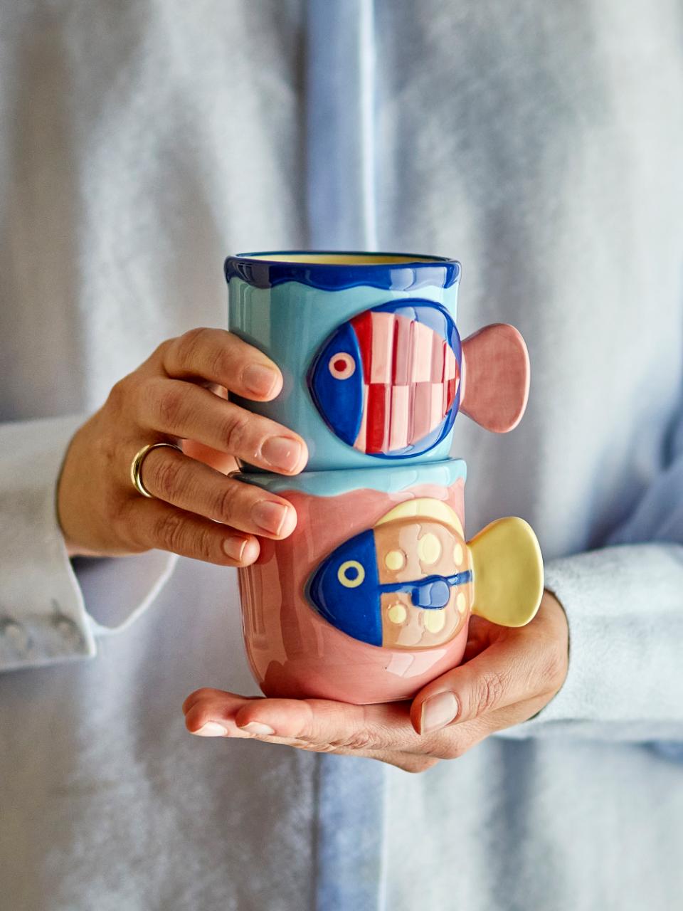 Willy Cup, Multi, Stoneware