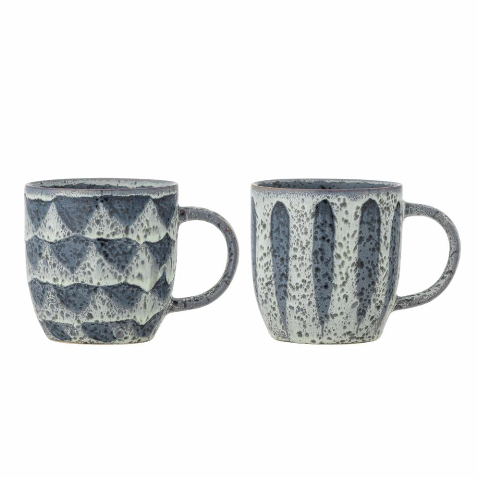 Ramie Mug, Grey, Stoneware