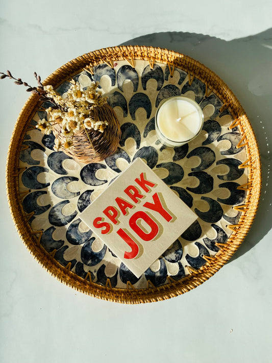 Handwoven Rattan Serving Tray