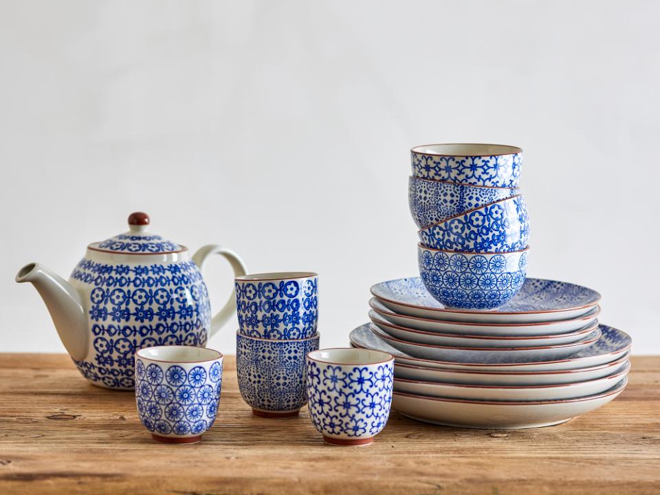 Karine Cup, Blue, Stoneware