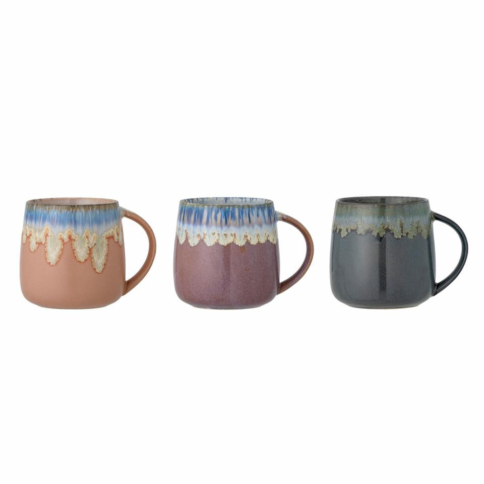Cloe Mug, Rose, Stoneware