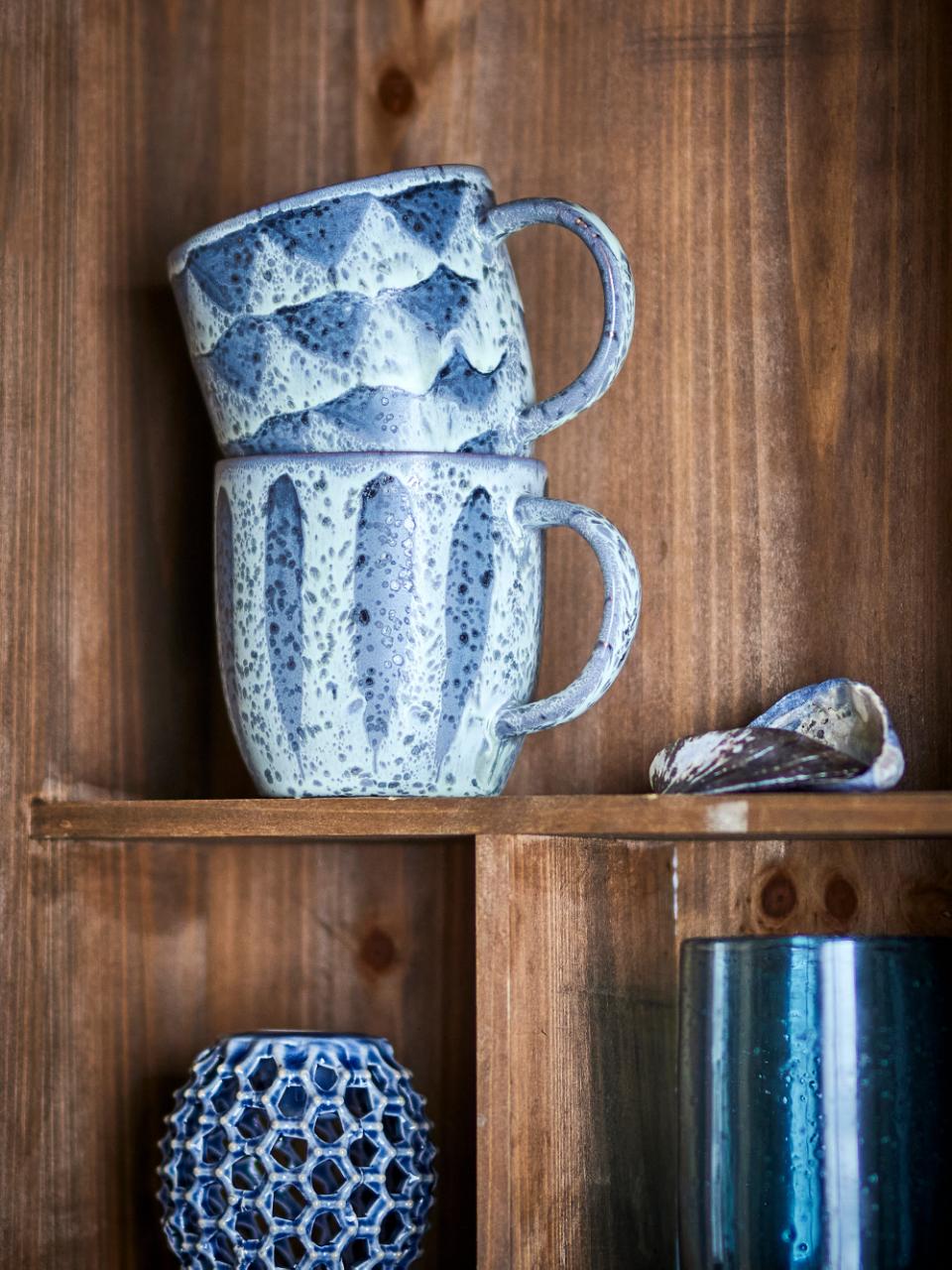 Ramie Mug, Grey, Stoneware