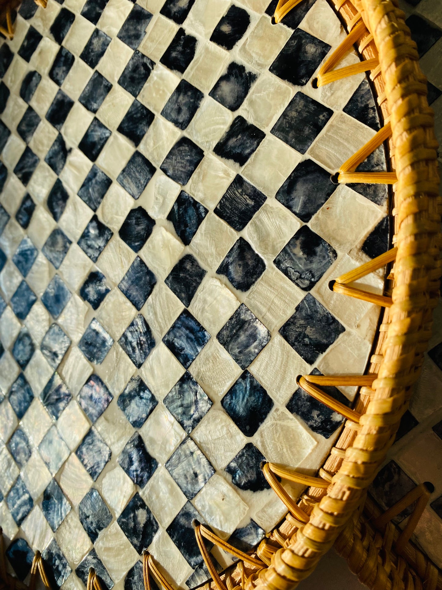 Handwoven Rattan Serving Tray