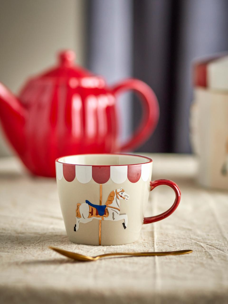 Merry-go-round Mug, Multi, Stoneware