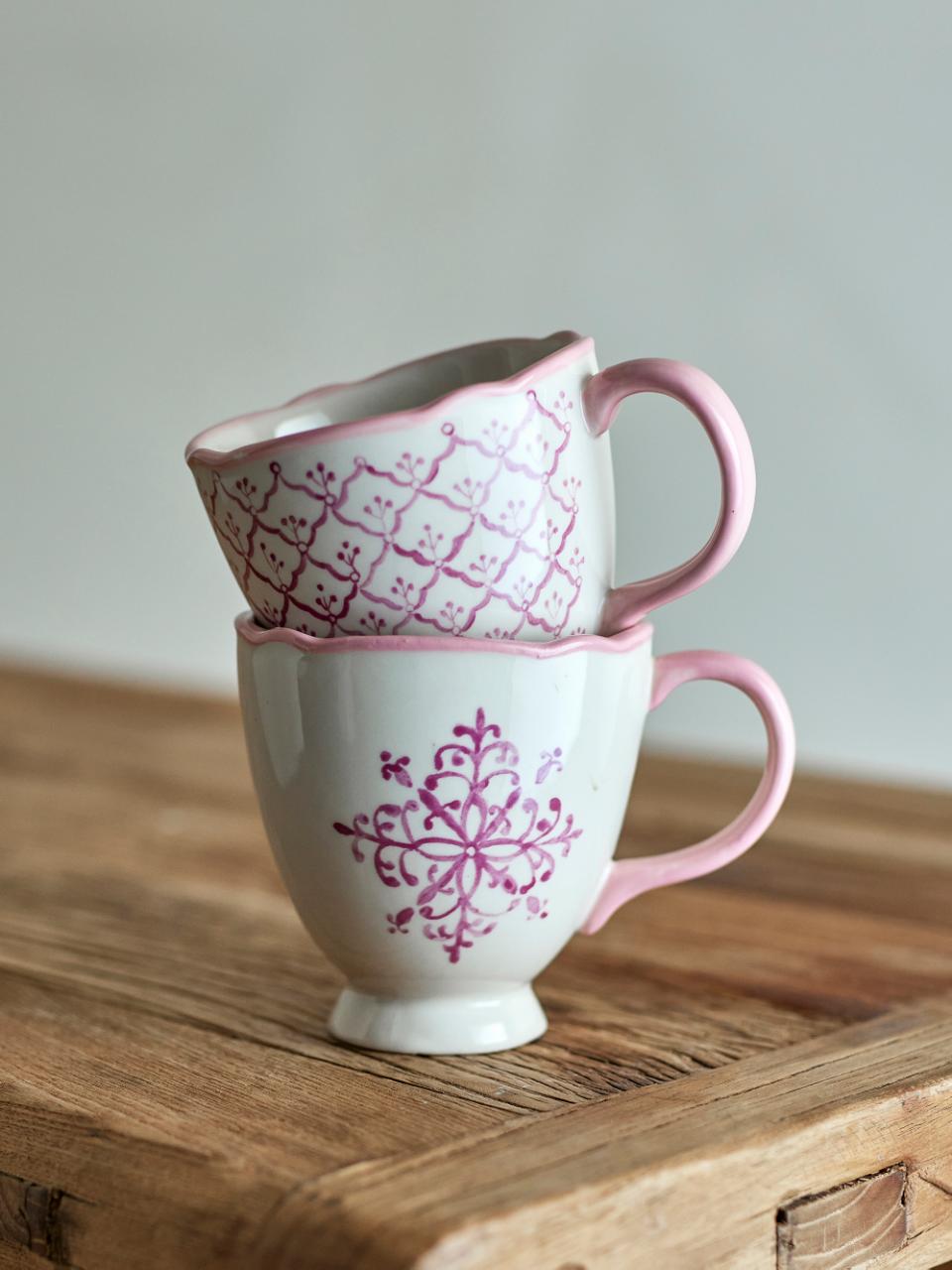 Wonderland Mug, Rose, Stoneware
