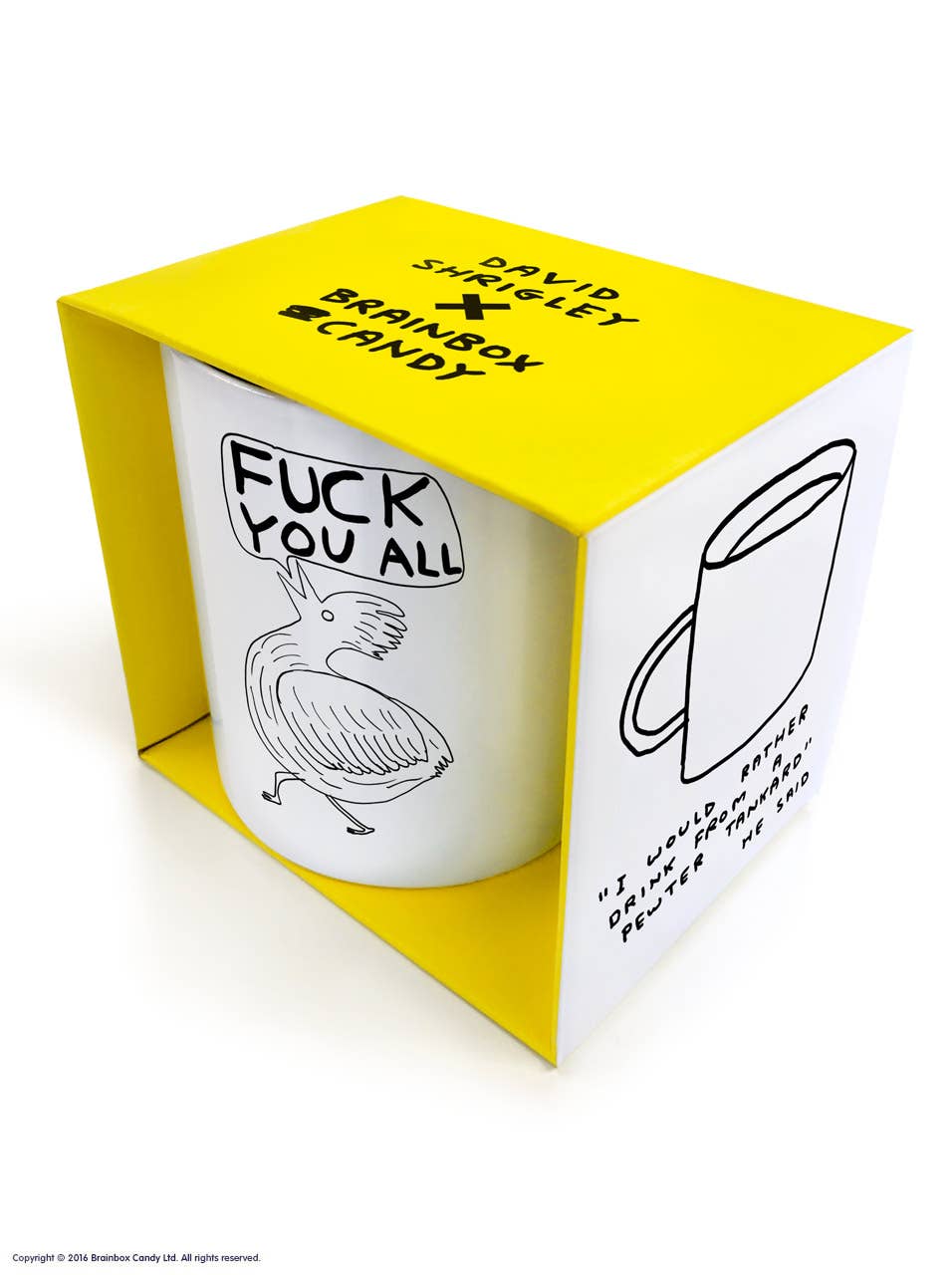 David Shrigley Mug Fuck You All